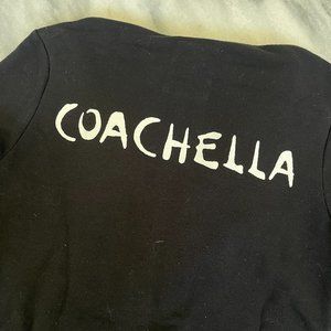 Coachella Black Zip-Up Jacket | Size XS